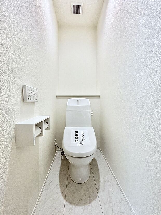 トイレは1階と2階それぞれに配置されていてとても便利です。 