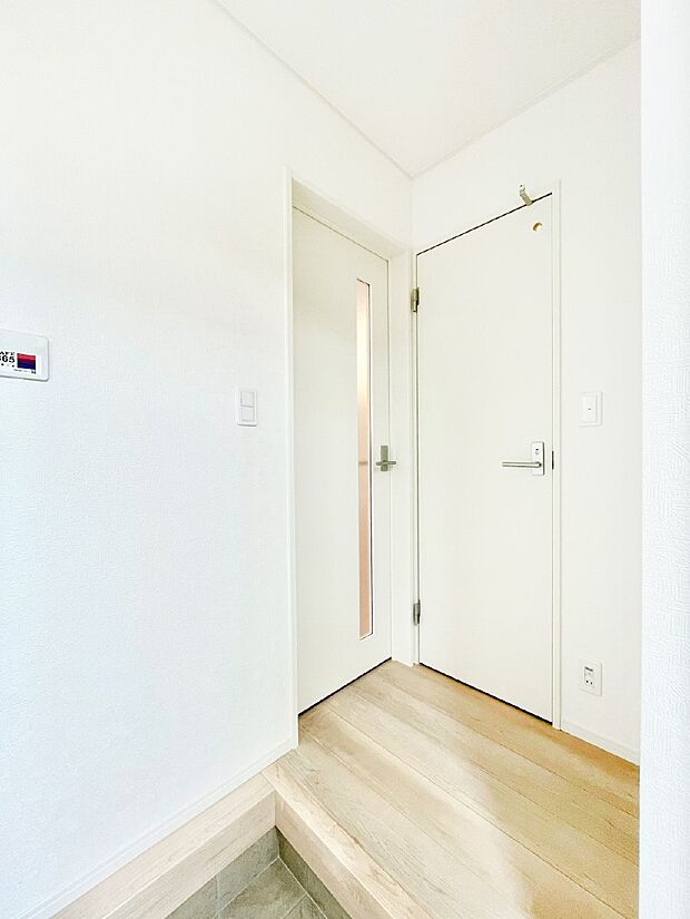 いつもきれいにしておきたい玄関ですね。  