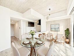 ラプレ浦和根岸 2LDKのリビング/ダイニング