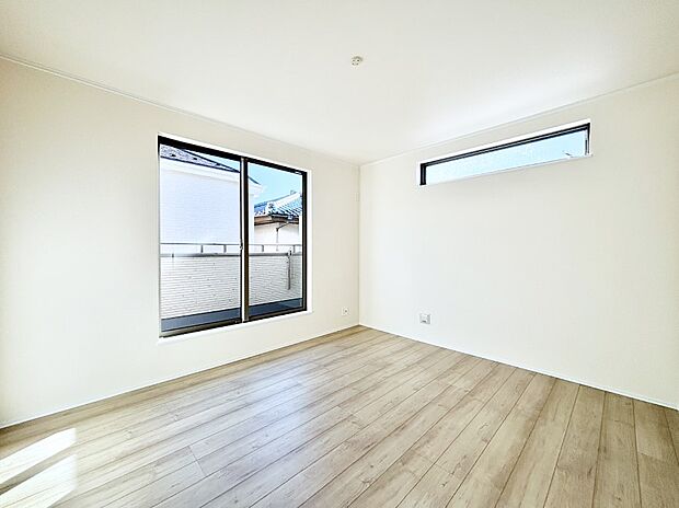 2面採光を確保した明るい空間。家族みんなが快適な暮らしを実現する設計です。  