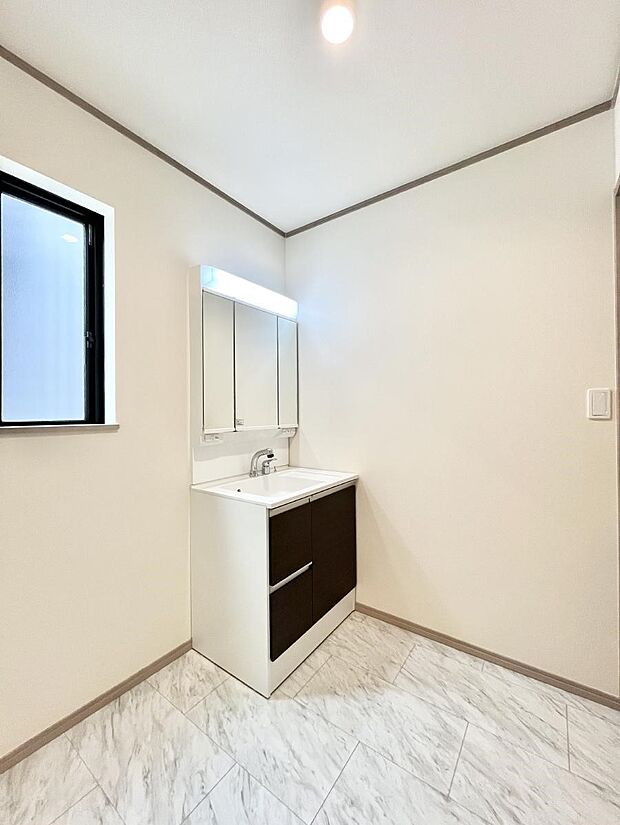 ゆとりのあるランドリースペース