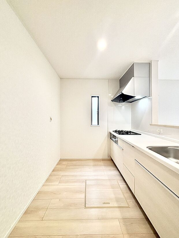 ゆとりあるキッチンではご家族と楽しくお料理ができます。