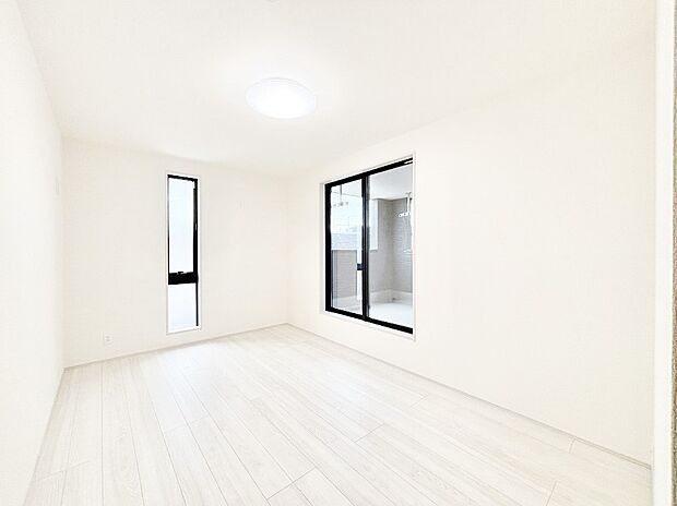 2面採光を確保した明るい空間。家族みんなが快適な暮らしを実現する設計です。