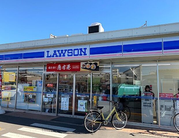 コンビニ 500m ローソン 松戸松飛台店