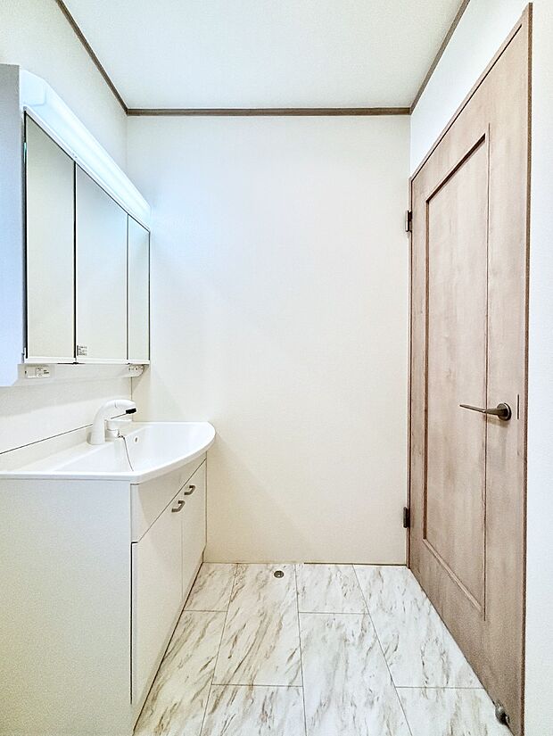 清潔感のあるランドリースペース