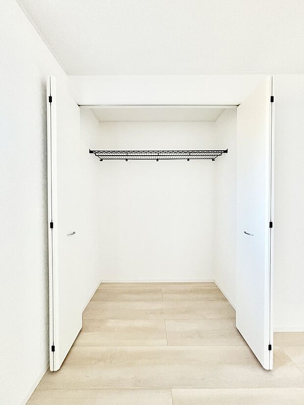 収納力あるクローゼット