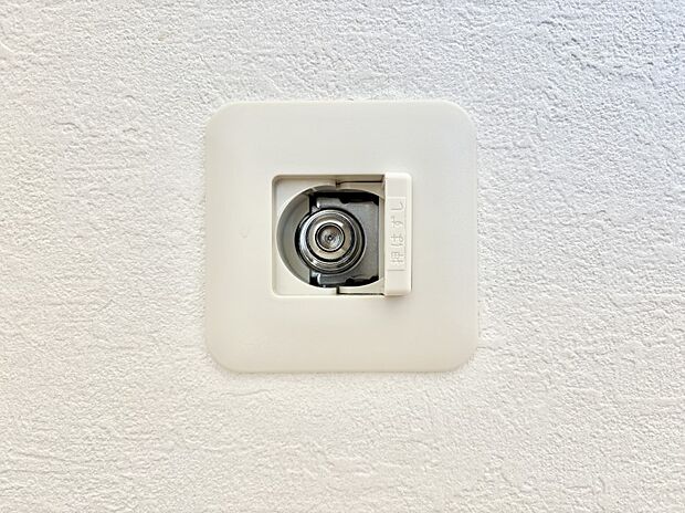 すぐにお部屋が柔らかく温まるガスファンヒーター設置可能なガスコンセント付!