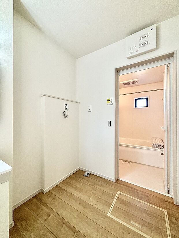 清潔感のあるランドリースペース