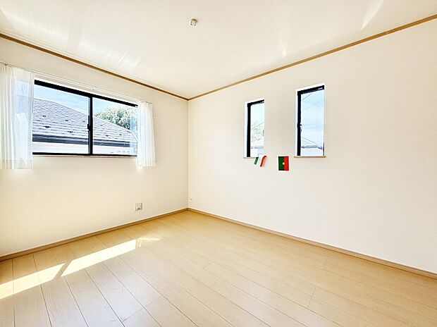 2面採光を確保した明るい空間。家族みんなが快適な暮らしを実現する設計です。