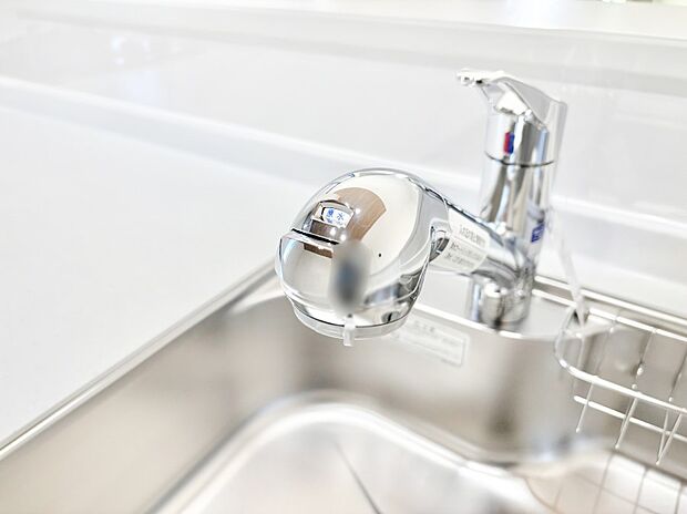 いつでも清潔なおいしいお水を。一つの水栓で水道水と浄水を使い分け。