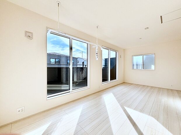 2面採光を確保した明るい空間。家族みんなが快適な暮らしを実現する設計です。