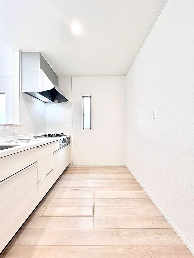 ゆとりあるキッチンではご家族と楽しくお料理ができます。