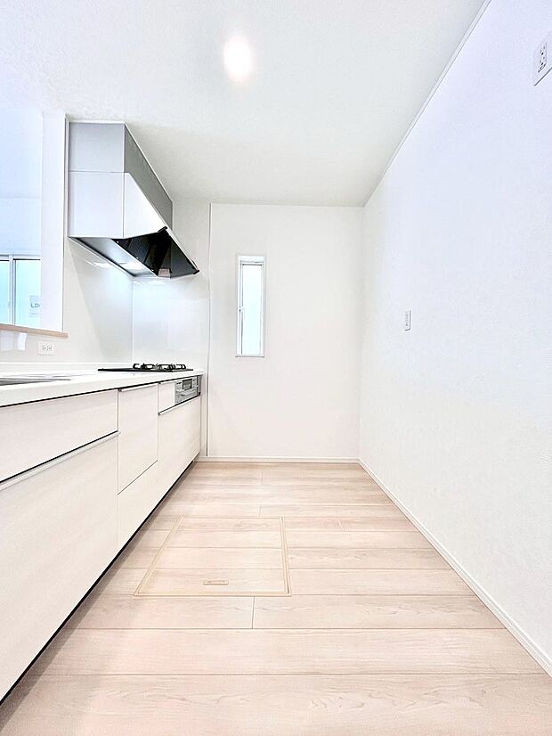 ゆとりあるキッチンではご家族と楽しくお料理ができます。