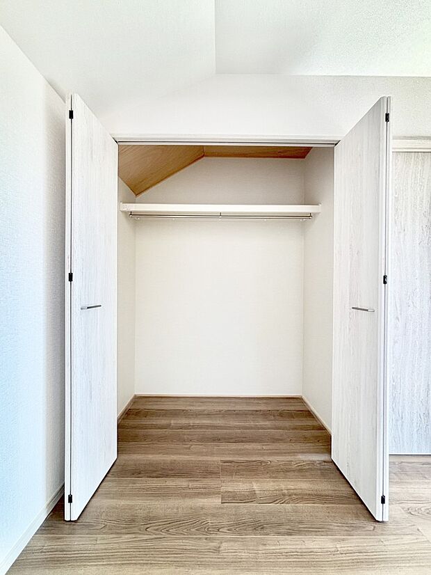 たっぷりの収納スペースで快適に暮らせそう