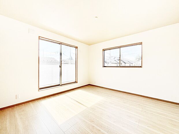 2面採光を確保した明るい空間。家族みんなが快適な暮らしを実現する設計です。  