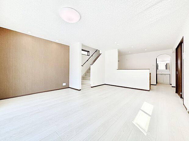 住む方の個性が引き出される、インテリアを考えるのが楽しみなリビングです！ 