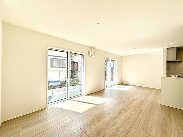 住む方の個性が引き出される、インテリアを考えるのが楽しみなリビングです！ 