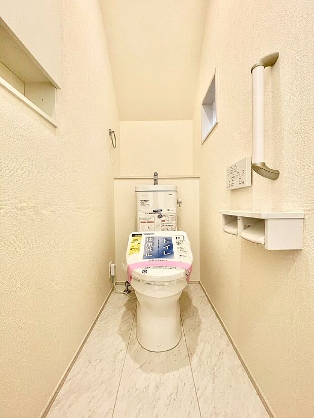 トイレは1階と2階それぞれに配置されていてとても便利です。 