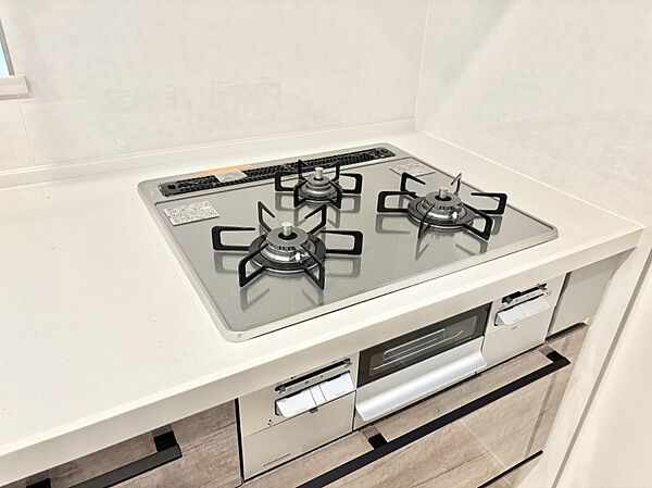 三口ガスコンロでお料理が一気にはかどりそう