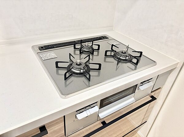 三口ガスコンロでお料理が一気にはかどりそう