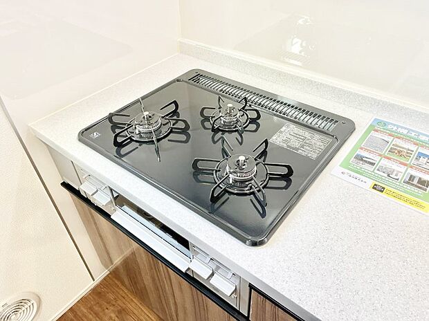 三口ガスコンロでお料理が一気にはかどりそう