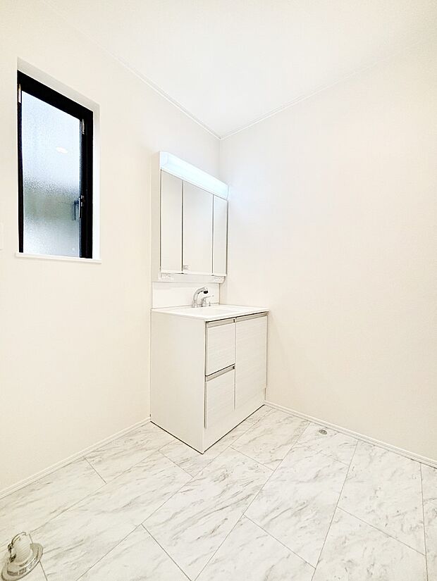 上質な洗面空間がゆとりの時間を演出