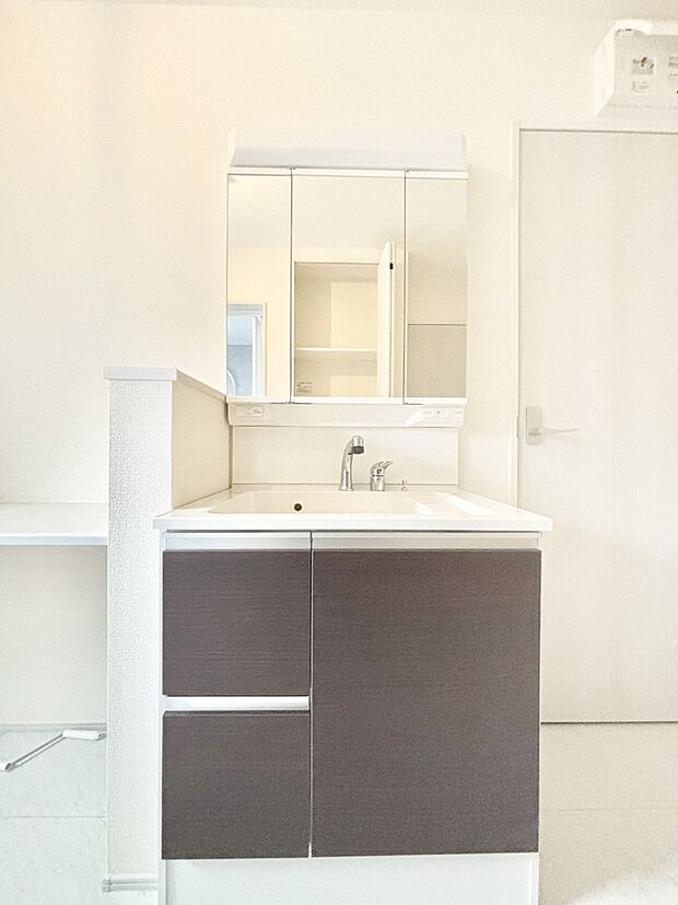 収納力と機能性に優れた洗面化粧台