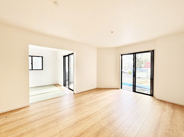 17.5帖のLDKは家族みんなの快適空間!家族のつながりを強くする大事なスペースです。