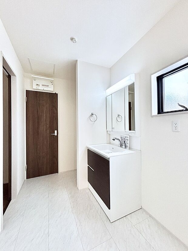 清潔感のあるランドリースペース