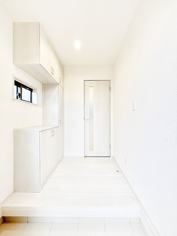 帰ってきてホッとする玄関。帰るのが楽しみになりますね!