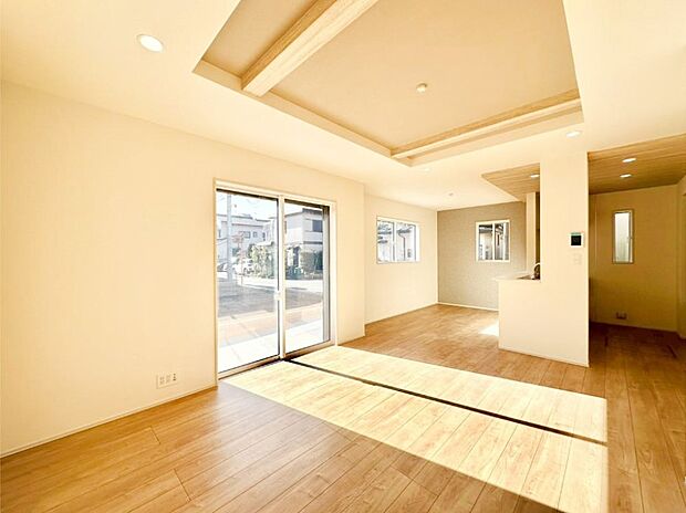 住む方の個性が引き出される、インテリアを考えるのが楽しみなリビングです！ 