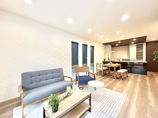 住む方の個性が引き出される、インテリアを考えるのが楽しみなリビングです!