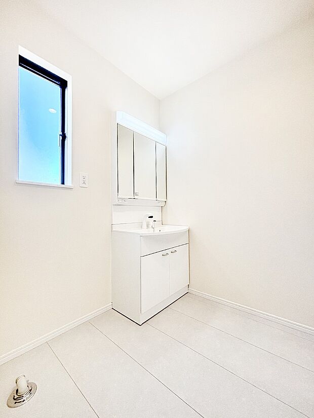 上質な洗面空間がゆとりの時間を演出