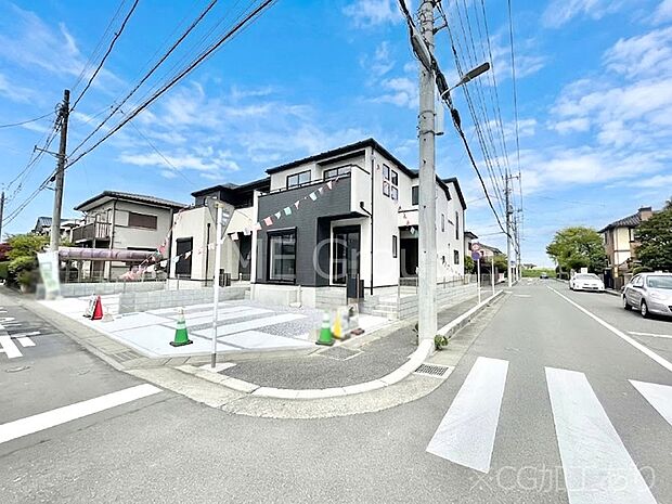 前面道路はきちんと整備されています