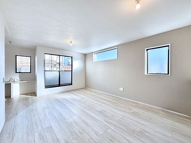 住む方の個性が引き出される、インテリアを考えるのが楽しみなリビングです!