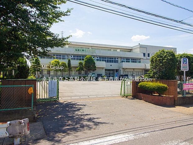 小学校 250m 幸手市立上高野小学校