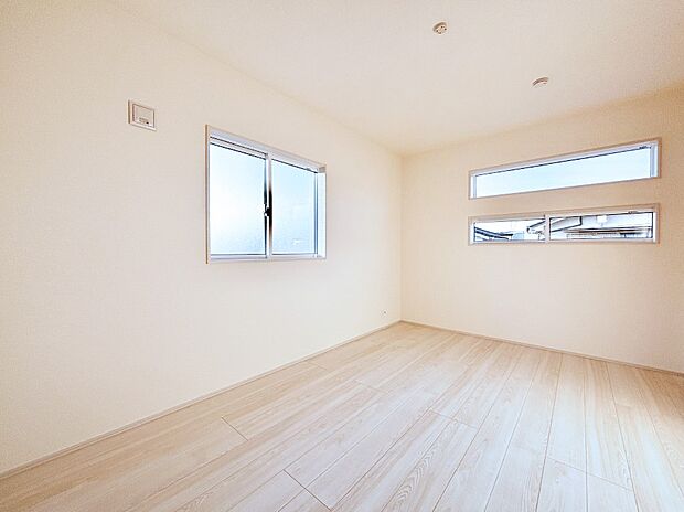 2面採光なので、明るく風通しも良く心地良い生活が送れます。