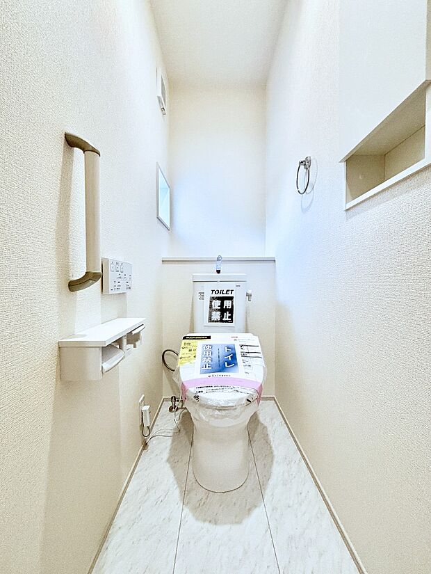 トイレは1階と2階それぞれに配置されていてとても便利です。 