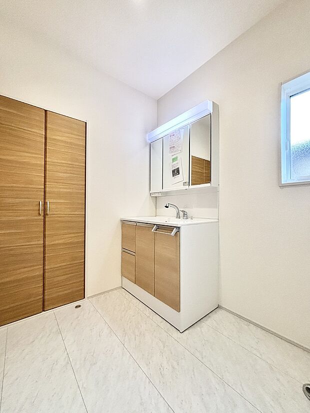 清潔感のあるランドリースペース