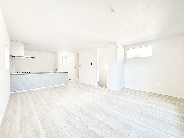 どこにいても家族のつながりを感じられるコミュニケーションリビング。