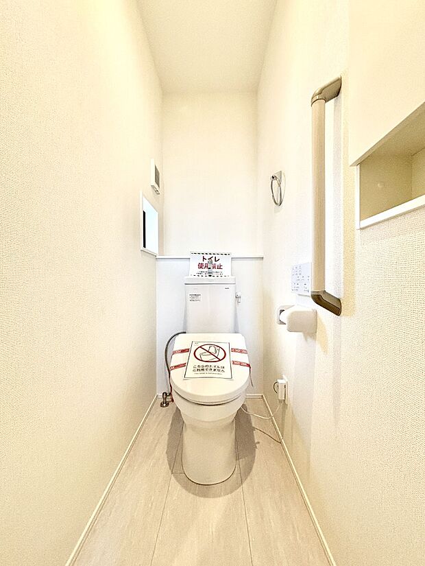 トイレは1階と2階それぞれに配置されていてとても便利です。 