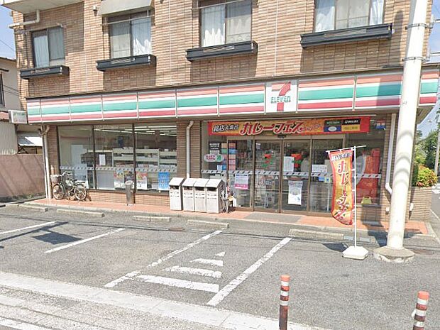 コンビニ 800m セブン-イレブン松戸栗山店