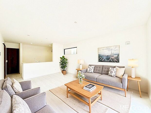 落ち着いた雰囲気のＬＤＫは家族みんなの快適空間※家具はCGです