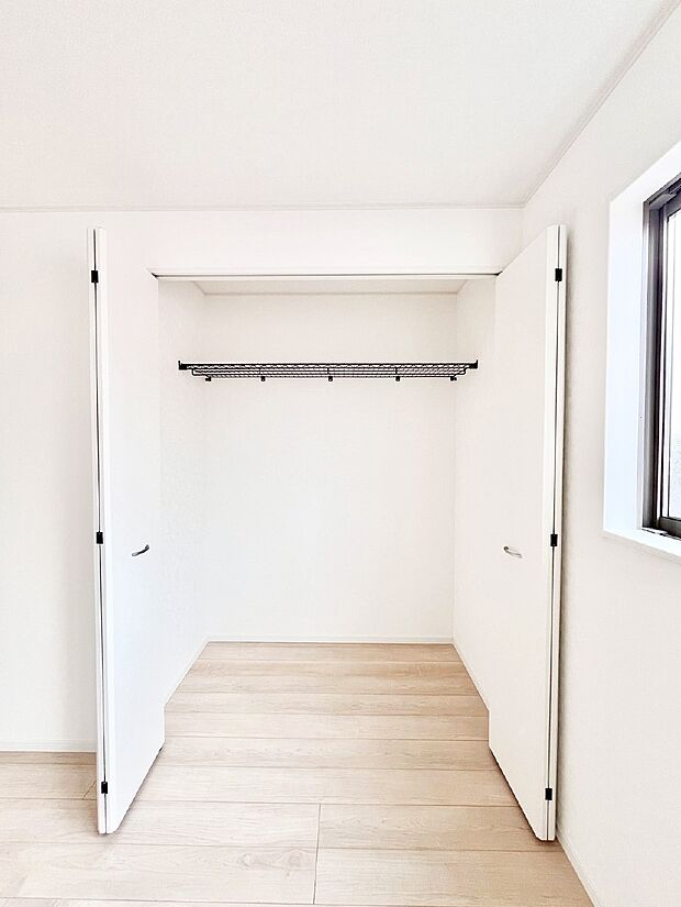 収納力あるクローゼット