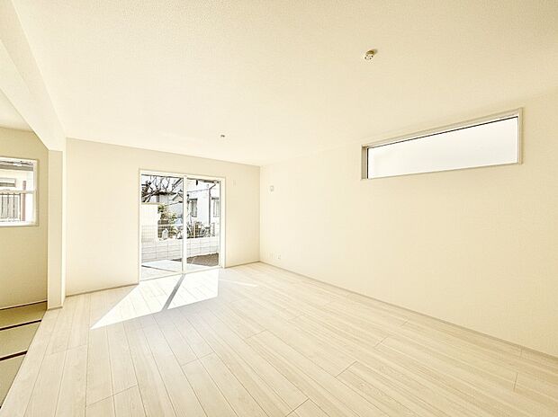 どこにいても家族のつながりを感じられるコミュニケーションリビング。