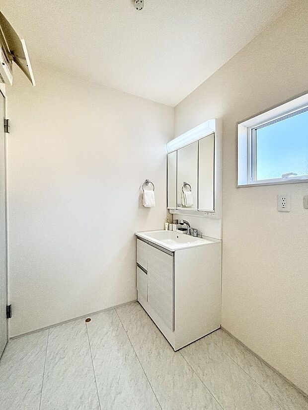 清潔感のあるランドリースペース