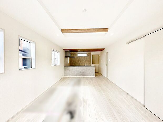 住む方の個性が引き出される、インテリアを考えるのが楽しみなリビングです