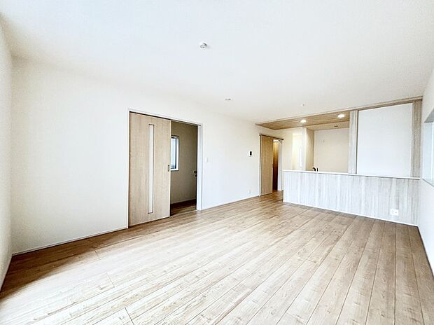 17.83帖のLDKは家族みんなの快適空間!家族のつながりを強くする大事なスペースです。