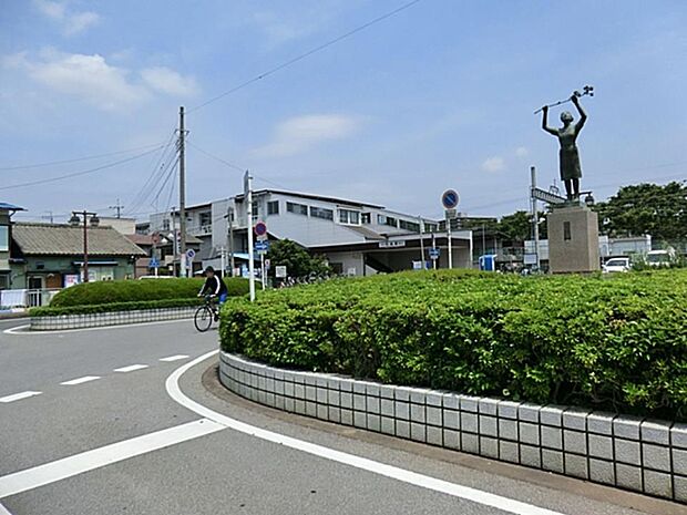 駅 1440m 東武伊勢崎線花崎駅