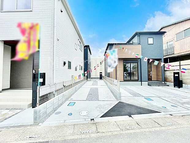 奥まった地形は、車道に面しておらず、静かでプライベート感を味わえる立地です。